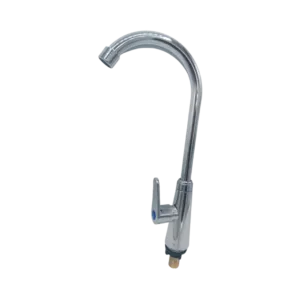 Llave lavaplatos fija meson  cromada cuerpo grande