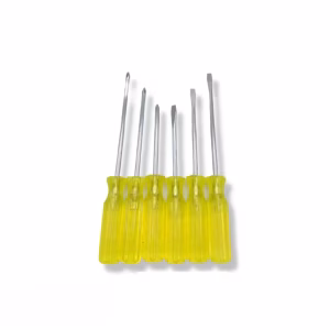 Destornillador ranger mango amarillo x 6pcs pala/estrella